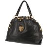 Gucci  Babouska handbag  in black smooth leather - 00pp thumbnail
