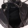 Chanel  Sac à dos backpack  in black leather - Detail D3 thumbnail