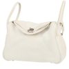 Bolso de mano Hermès  Lindy 30 cm en cuero togo blanco - 00pp thumbnail