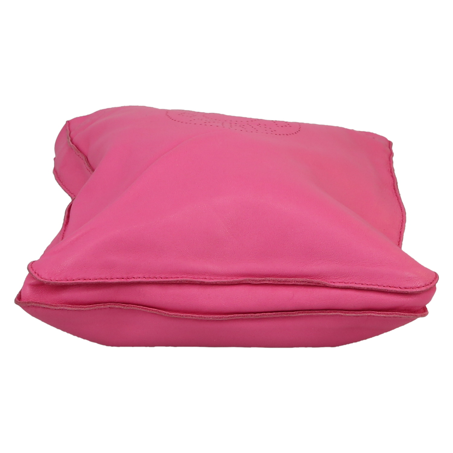 Bolso bandolera Hermès  Onimetou en cuero rosa - Detail D1