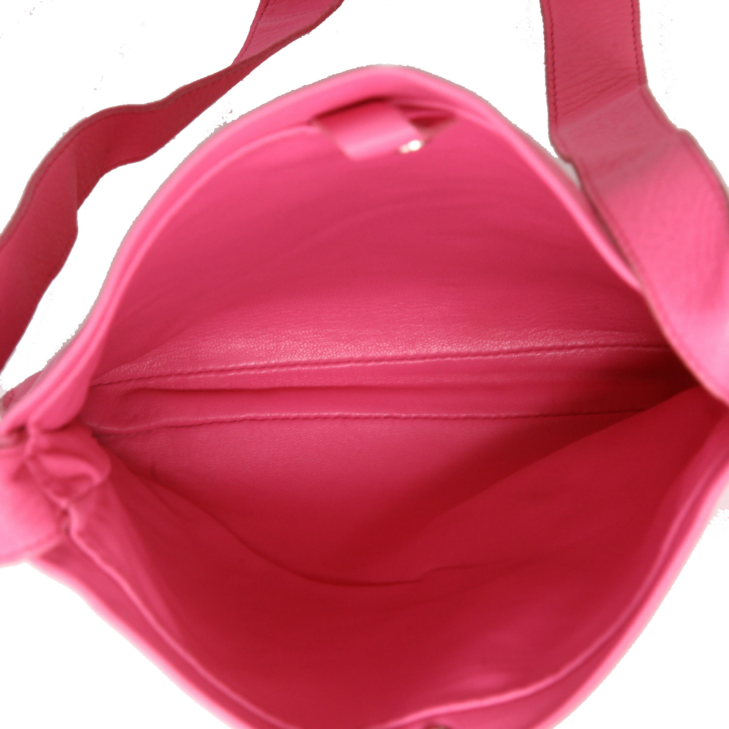 Borsa a tracolla Hermès  Onimetou in pelle rosa - Detail D3