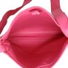 Hermès  Onimetou shoulder bag  in pink leather - Detail D3 thumbnail