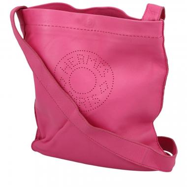 Bolso bandolera Hermès  Onimetou en cuero rosa