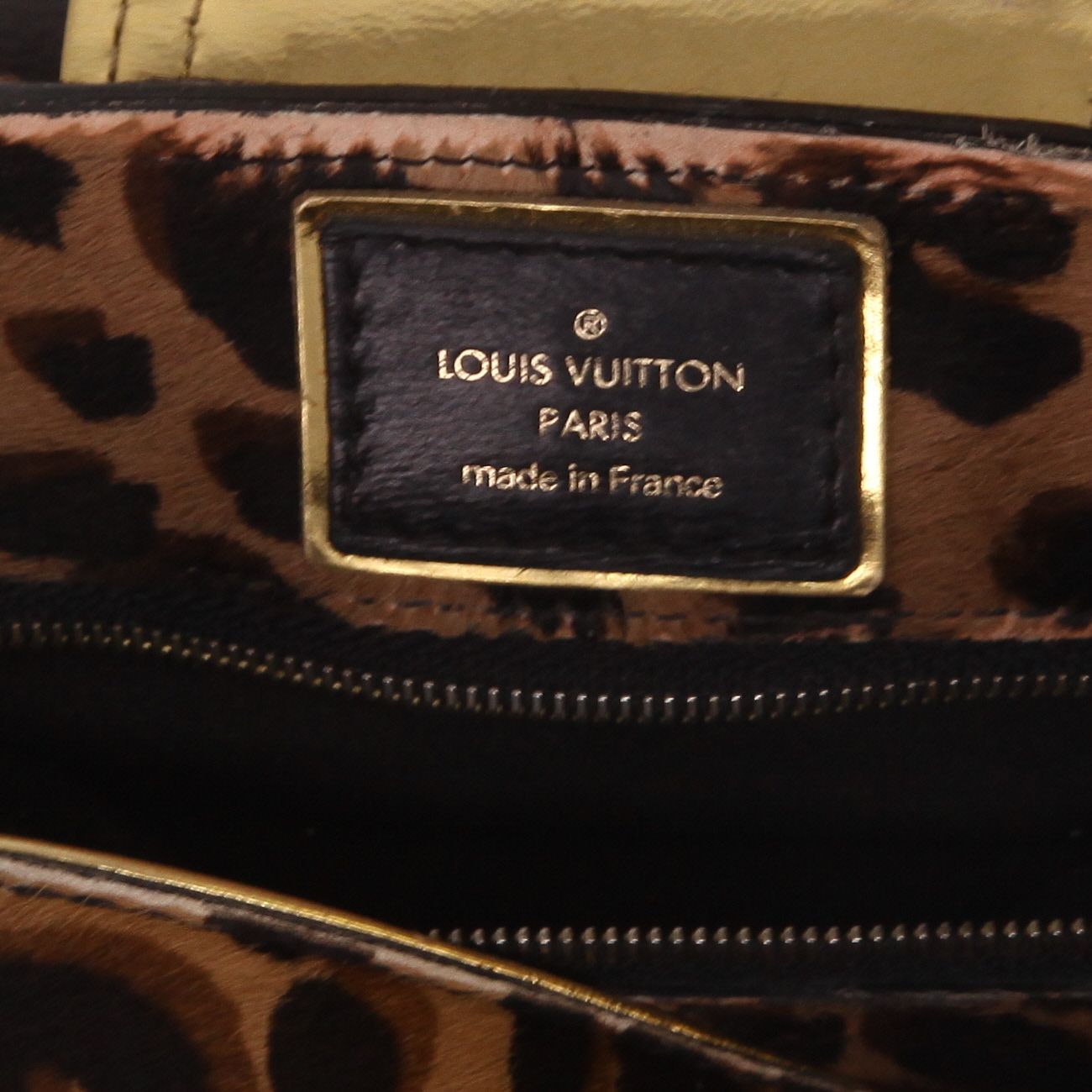 Bolso de mano Louis Vuitton  Editions Limitées en piel de potro marrón y lona Monogram - Detail D2