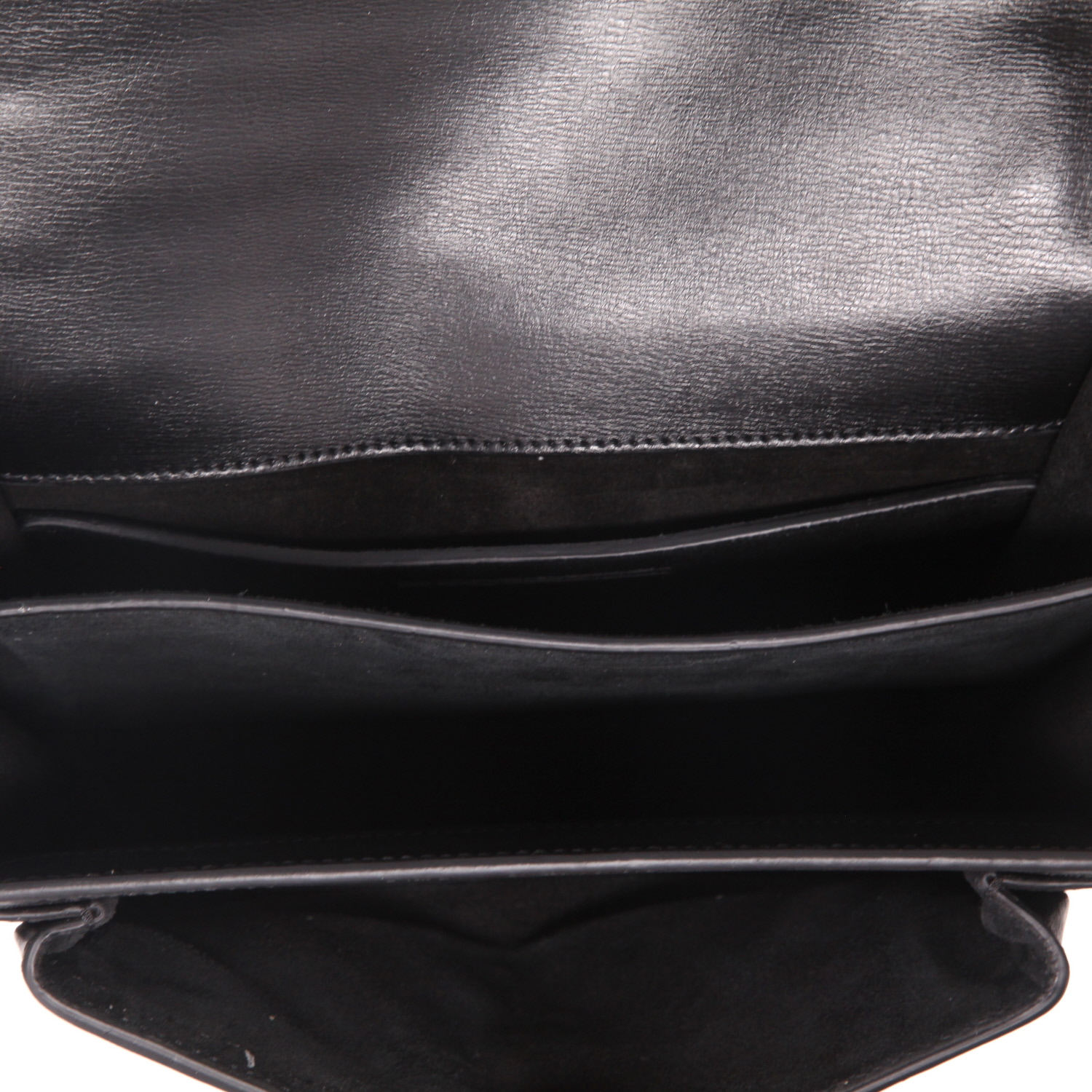 Borsa a tracolla Saint Laurent  Sunset modello medio  in pelle nera - Detail D3
