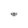 Anello Vintage  in platino e diamanti - 360 thumbnail