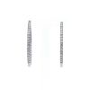 Chopard  hoop earrings in white gold and diamonds - 360 thumbnail