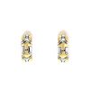 Bulgari Alveare earrings in yellow gold and stainless steel - 00pp thumbnail