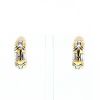 Bulgari Alveare earrings in yellow gold and stainless steel - 360 thumbnail