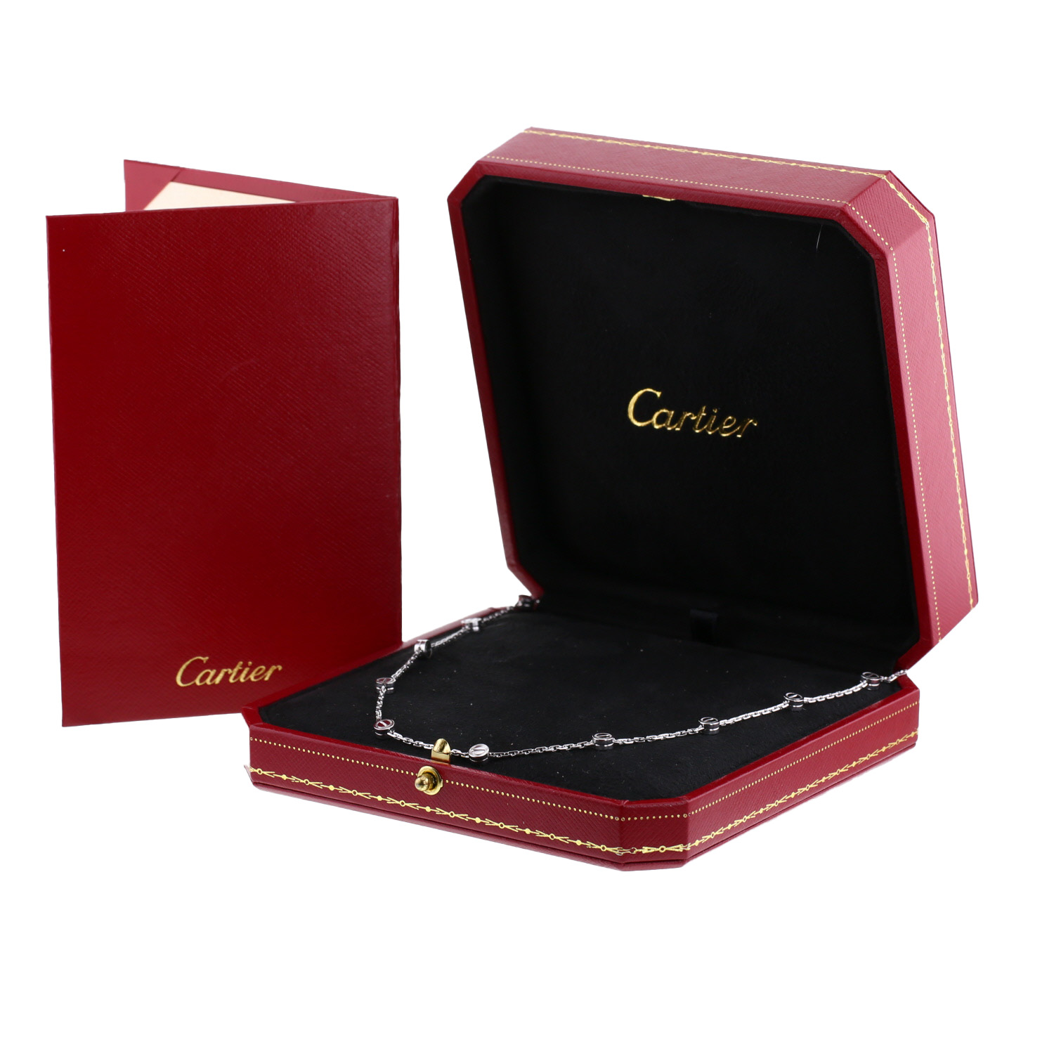 Collana Cartier Love in oro bianco - Detail D2