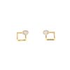 Messika Glam'Azone earrings in pink gold and diamonds - 00pp thumbnail