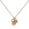 De Grisogono Vortice necklace in pink gold and diamonds - 00pp thumbnail