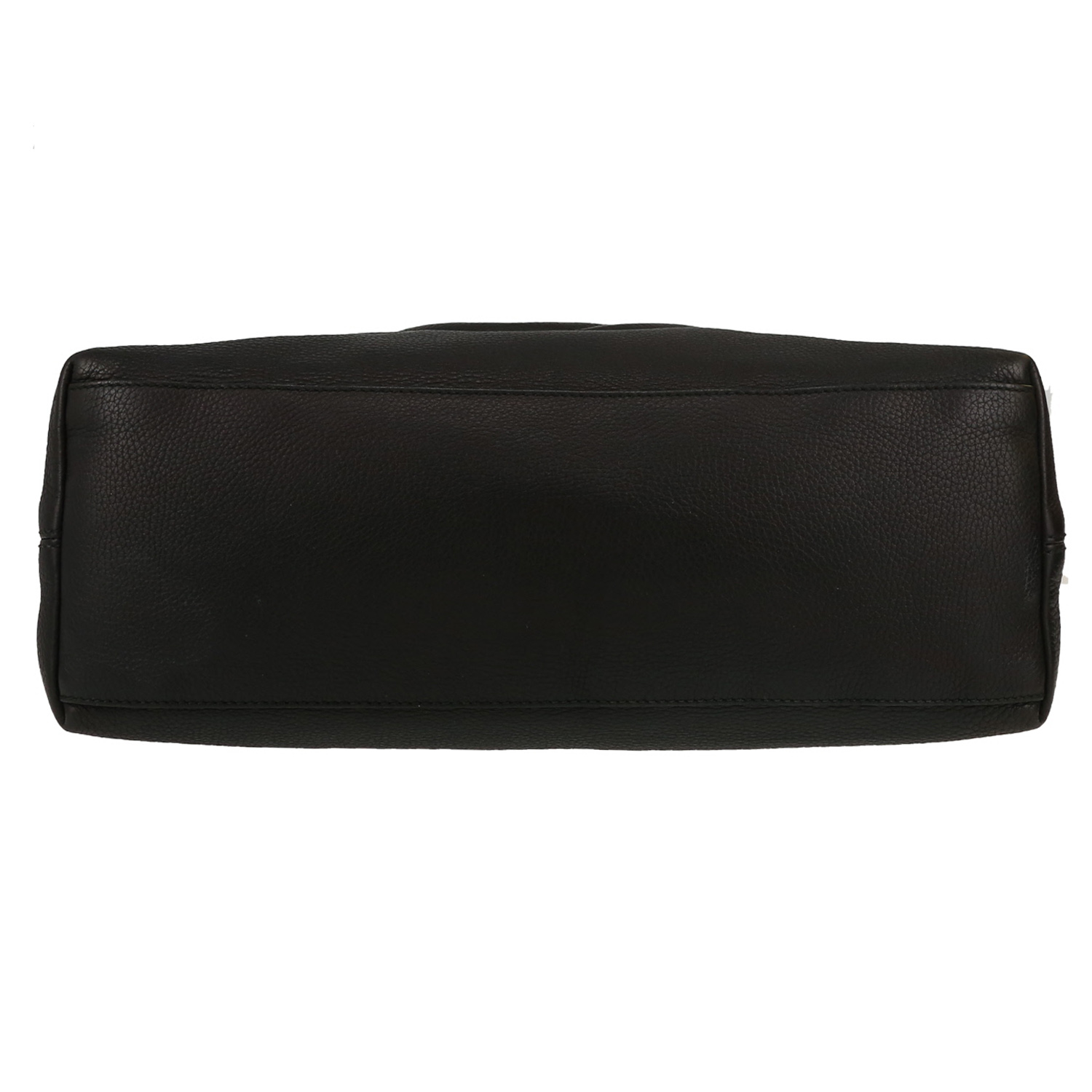 Gucci  Soho shopping bag  in black grained leather - Detail D1