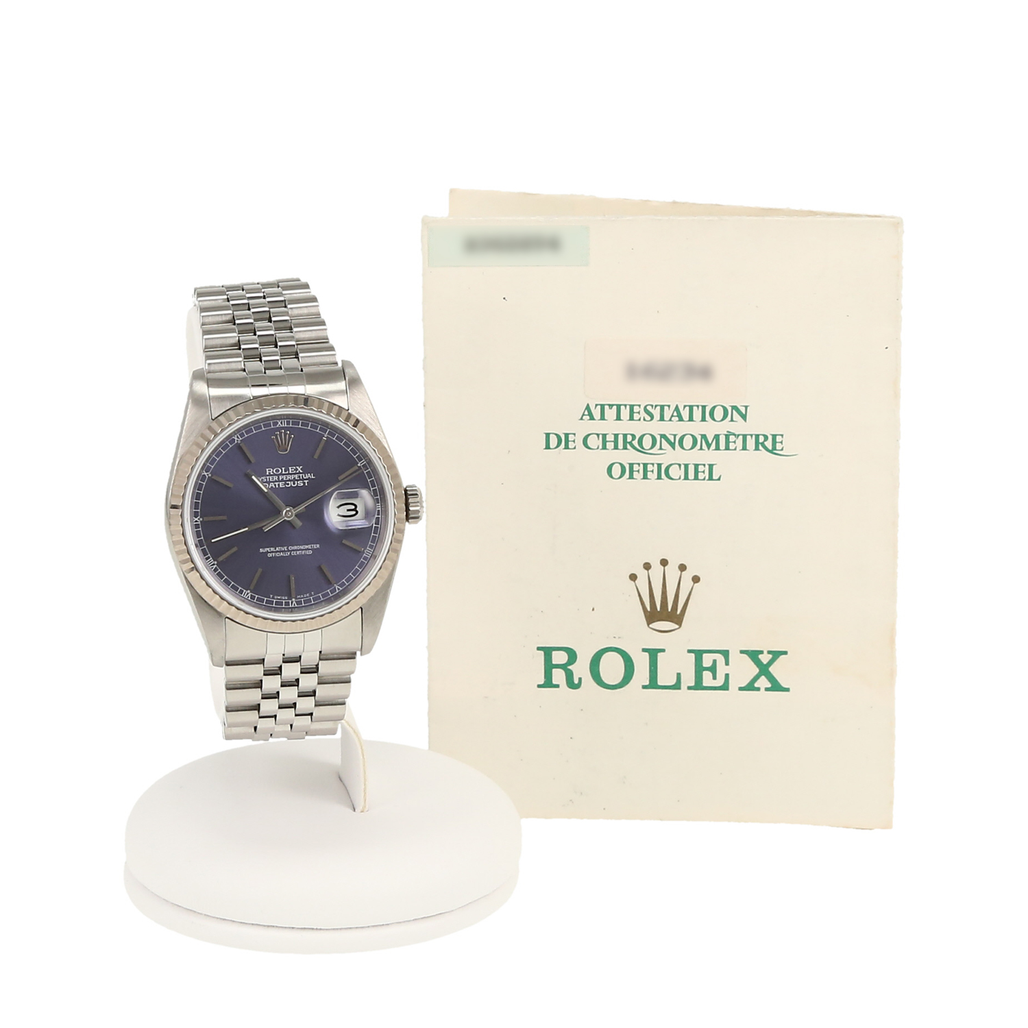 Reloj Rolex Datejust de oro y acero Ref: Rolex - 16234  Circa 1987 - Detail D2