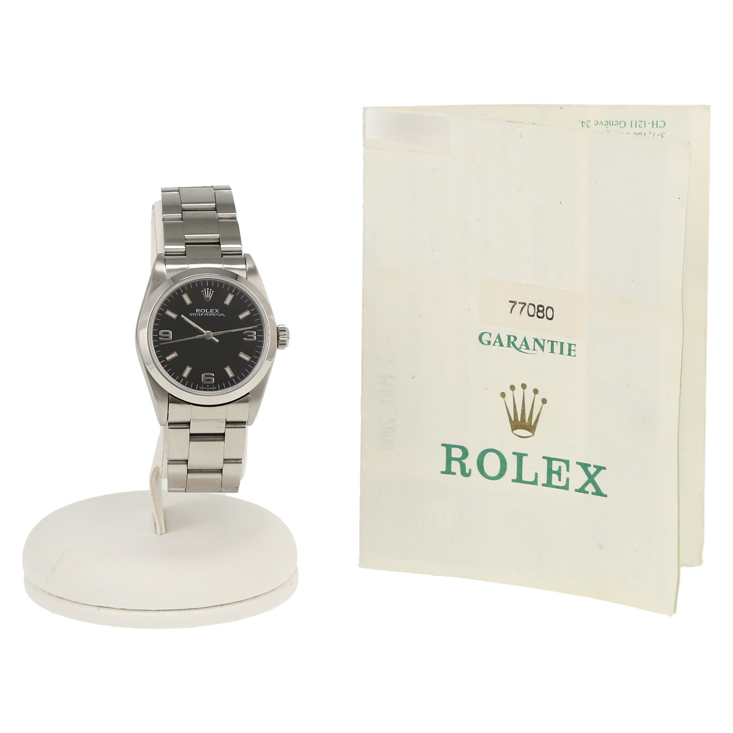 Reloj Rolex Oyster Perpetual de acero Ref: Rolex - 77080  Circa 1999 - Detail D2