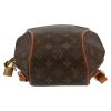 Louis Vuitton  Ellipse backpack  in brown monogram canvas  and natural leather - Detail D1 thumbnail