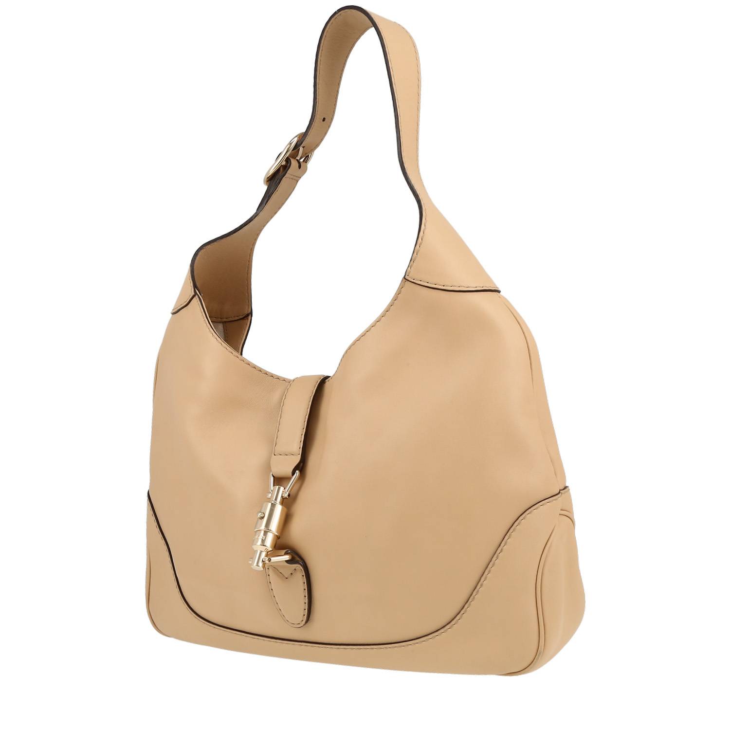 TAKEASY Borsa A Tracolla Donna In Vera Pelle Italiana - Colore Beige, Taglia Piccola - Made In Italy, Con Cerniera