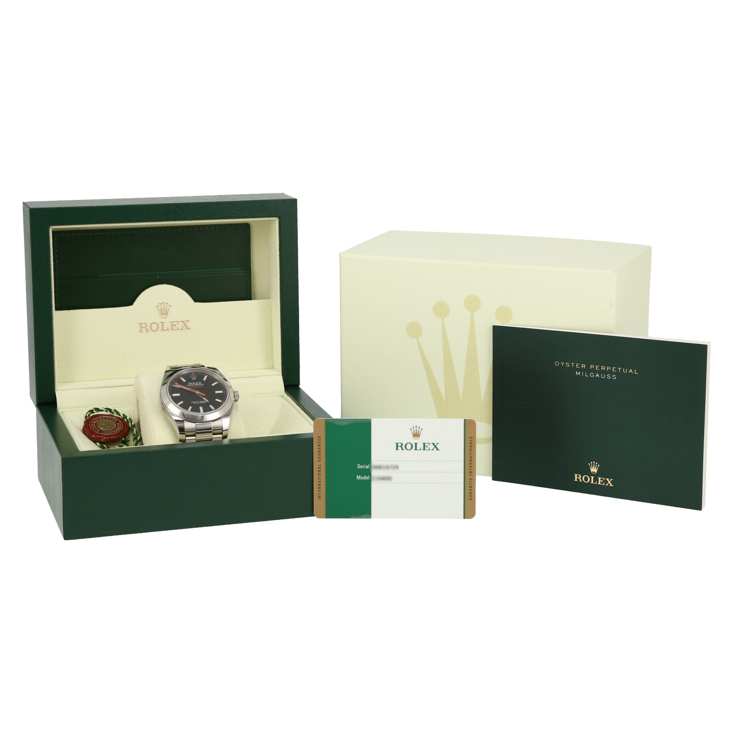 Montre Rolex Milgauss en acier Ref: Rolex - 116400  Vers 2015
