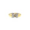 Cartier C de Cartier ring in yellow gold, white gold and diamonds - 360 thumbnail