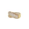 Cartier Colisée ring in yellow gold and diamonds - 00pp thumbnail