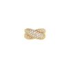 Cartier Colisée ring in yellow gold and diamonds - 360 thumbnail