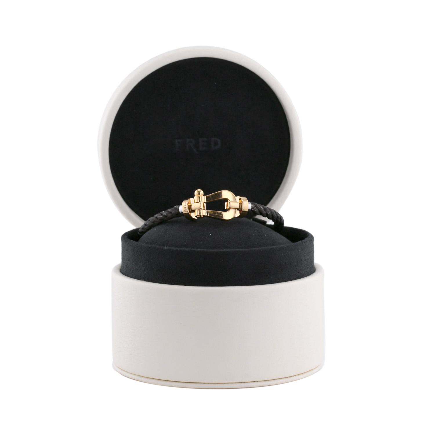 Bracelet Fred Force 10 grand modèle en or rose - Detail D2