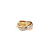 Bague Cartier Trinity La Belle en or blanc, or jaune et or rose en diamant - 360 thumbnail