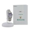 Montre Rolex Lady Oyster Perpetual en acier Ref: Rolex - 76080  Vers 2000 - Detail D2 thumbnail