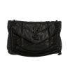 Saint Laurent  Loulou Puffer shoulder bag  in black quilted leather - 360 thumbnail