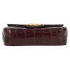 Gucci  GG Marmont mini  shoulder bag  in purple crocodile - Detail D1 thumbnail