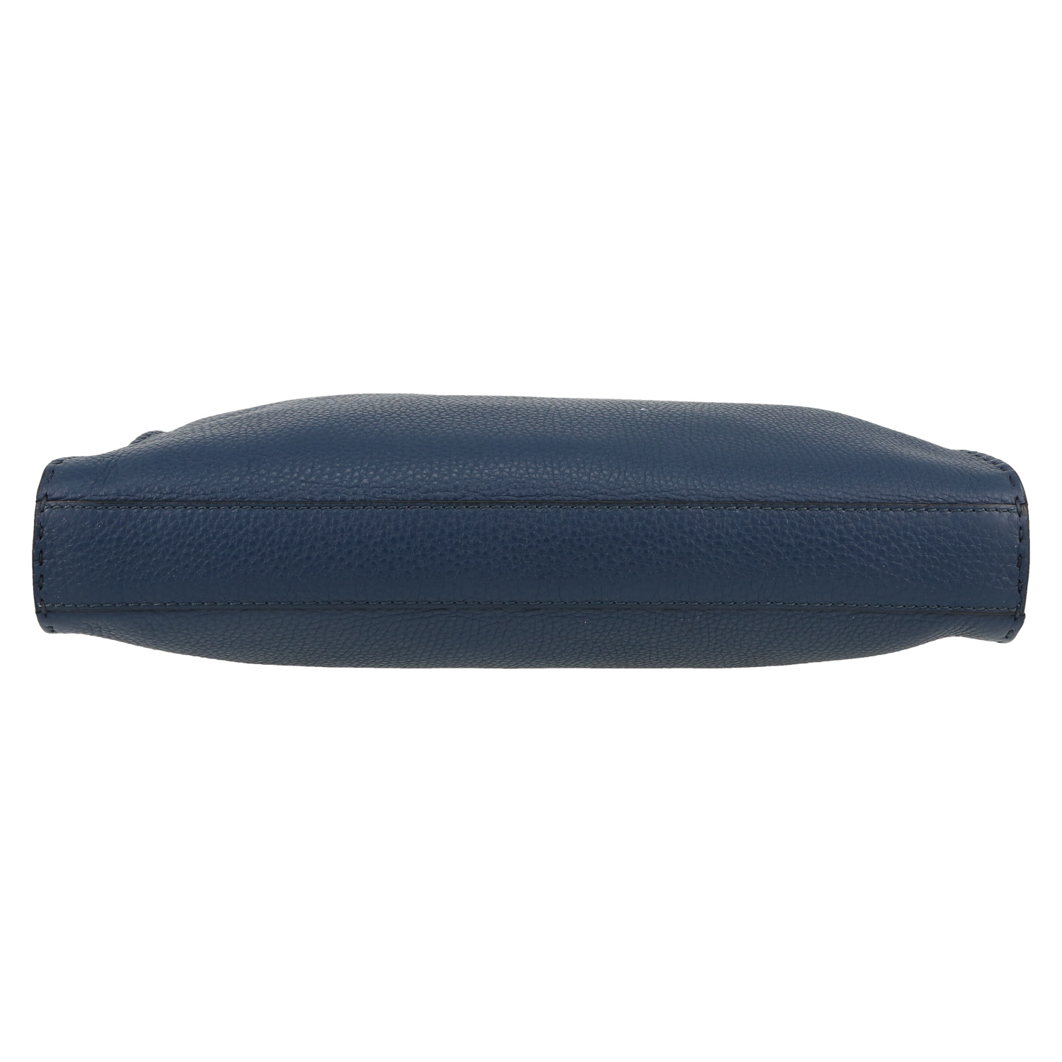 Borsa a tracolla Fendi  Peekaboo modello grande  in pelle martellata blu - Detail D1