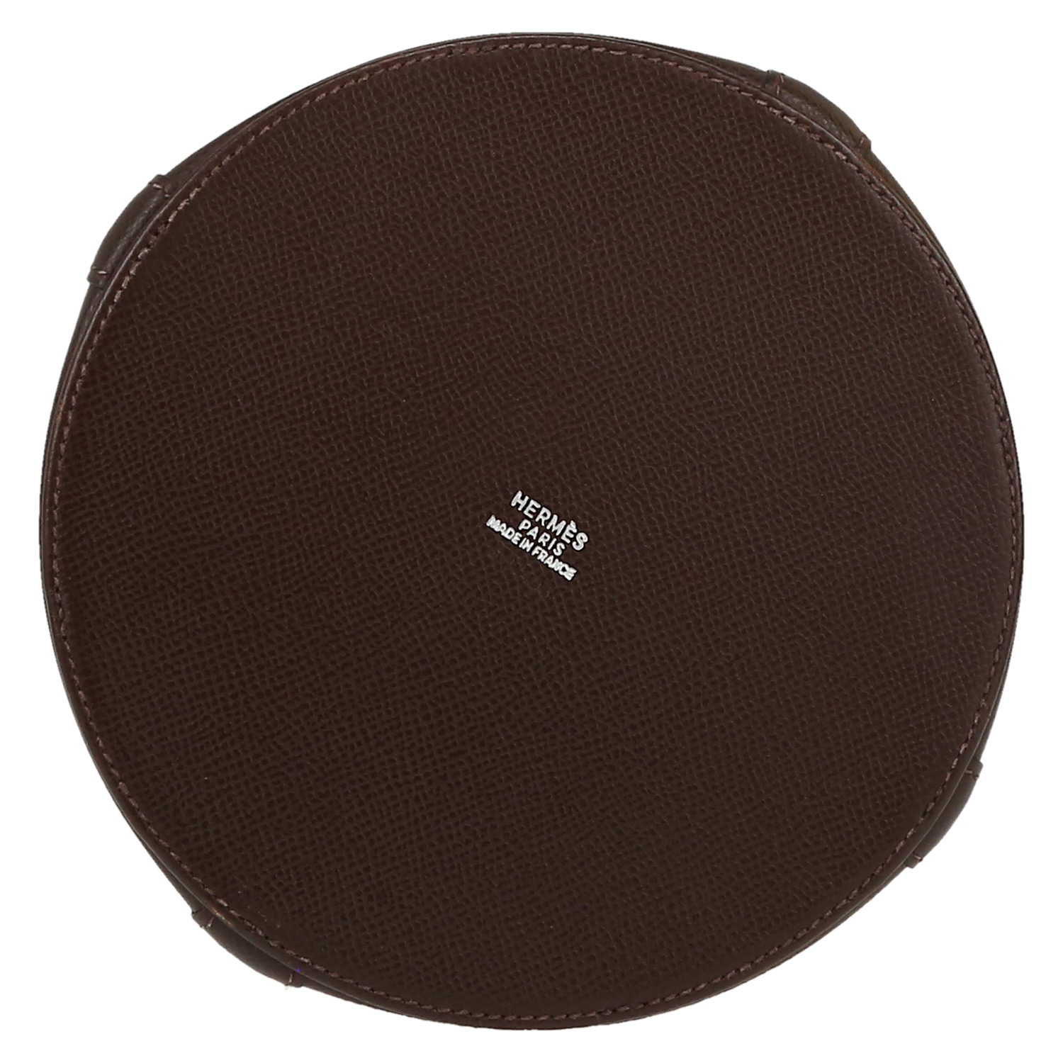 Borsa Hermès  Farming in pelle Epsom marrone - Detail D1
