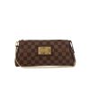 Louis Vuitton  Eva shoulder bag  in ebene damier canvas  and brown leather - 360 thumbnail