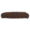 Louis Vuitton  Eva shoulder bag  in ebene damier canvas  and brown leather - Detail D1 thumbnail