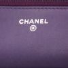 Chanel  Wallet on Chain shoulder bag  in purple quilted leather - Detail D2 thumbnail