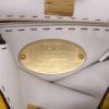 Bolso de mano Fendi  Peekaboo ISeeU modelo pequeño  en cuero amarillo - Detail D2 thumbnail