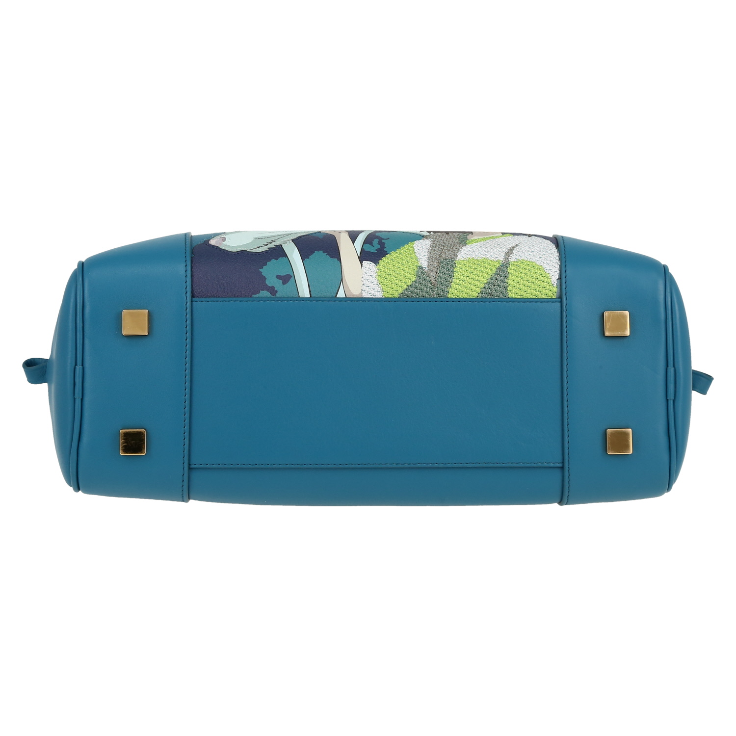 Loewe  Amazona handbag  in blue leather - Detail D1