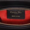 Bolso de mano Dior  Lady Dior en cuero cannage negro - Detail D2 thumbnail