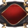 Sac à main Dior  Lady Dior en cuir cannage noir - Detail D3 thumbnail