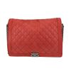 Chanel  Boy shoulder bag  in red quilted leather - 360 thumbnail