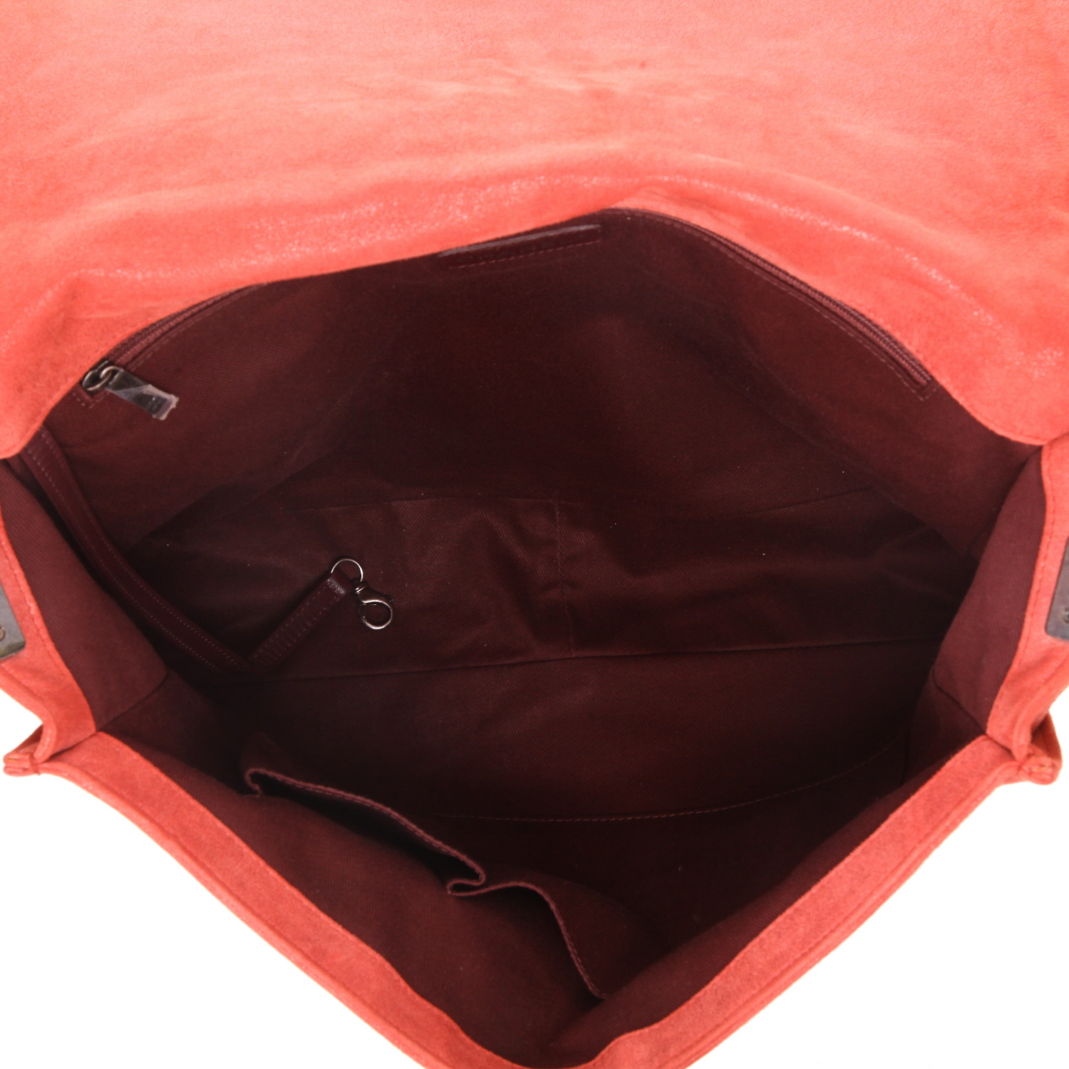 Bolso bandolera Chanel  Boy en cuero acolchado rojo - Detail D3