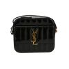 Saint Laurent  Vicky shoulder bag  in black patent leather - 360 thumbnail