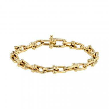 Tiffany & Co City HardWear small model bracelet in yellow gold