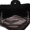 Chanel   handbag  in black quilted leather  and black synthetic furr - Detail D3 thumbnail