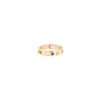 Tiffany & Co Atlas ring in pink gold and ruby - 360 thumbnail