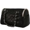 Chanel  Bowling handbag  in black quilted leather - 00pp thumbnail