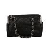 Chanel  Bowling handbag  in black quilted leather - 360 thumbnail