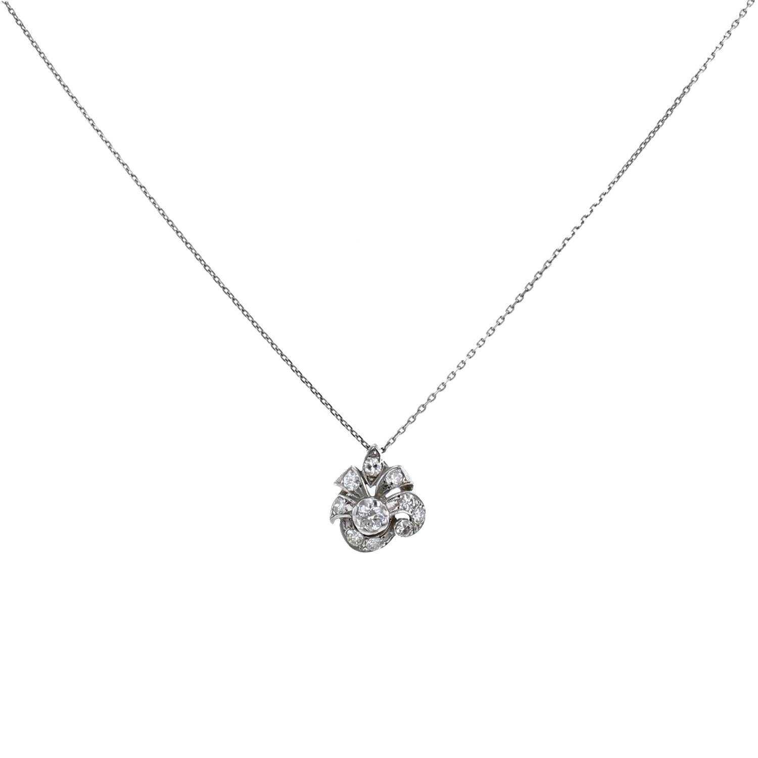 Collana In Oro Bianco 14k Stile RO - Catena Da 3,9 Mm Con Moschettone, Unisex, Finitura Lucida