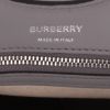 til de mano Burberry  Pocket modelo pequeño  en lona gris y rosa y cuero gris - Detail D2 thumbnail