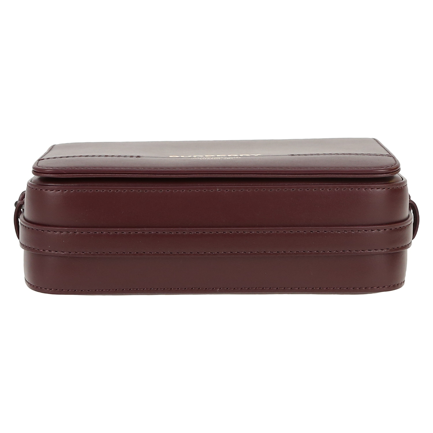 Burberry  Grace shoulder bag  in purple smooth leather - Detail D1